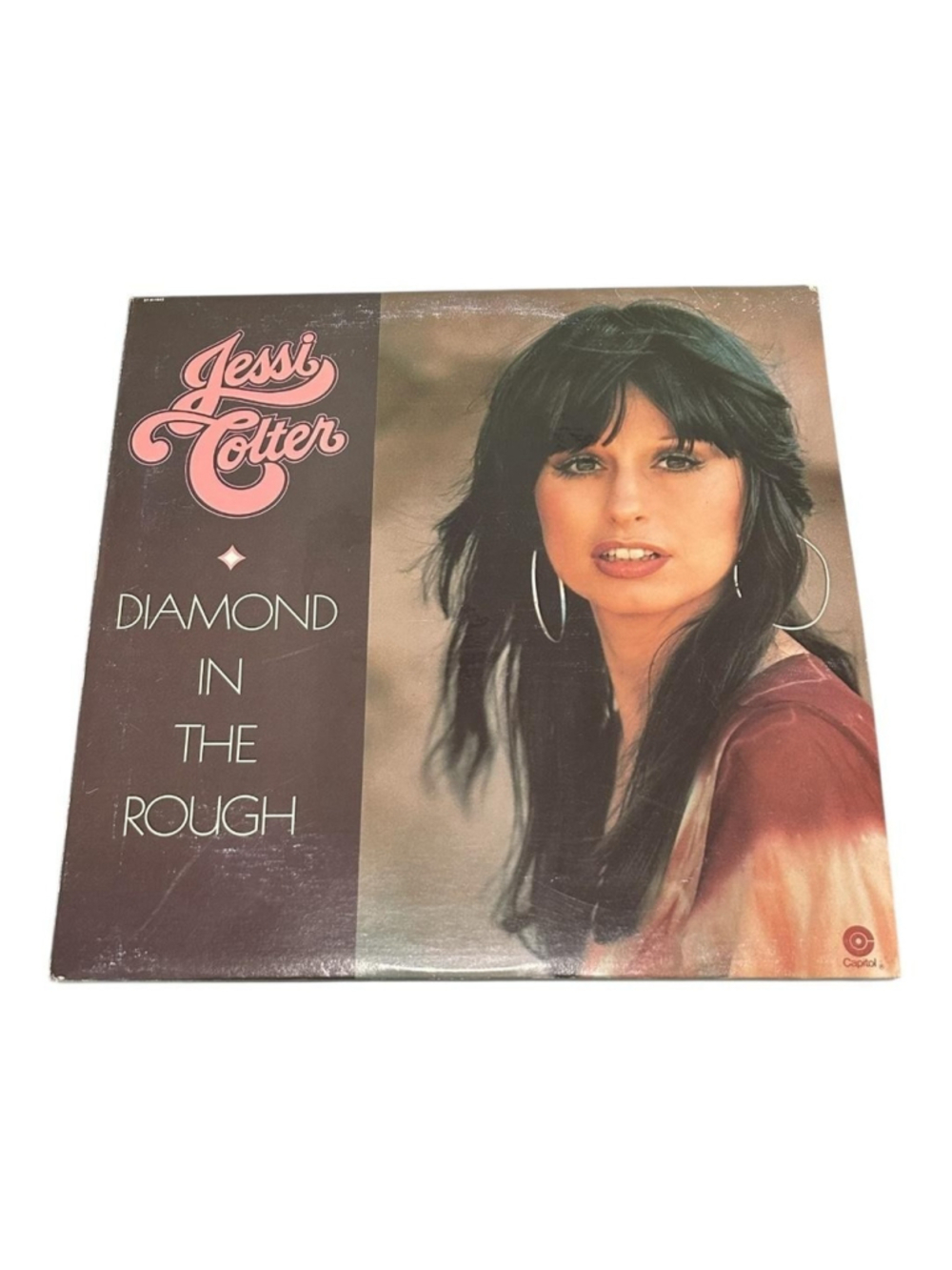 Vintage Jessi Colter Vinyl LP Diamond In The Rough 1976 Capitol Country Black